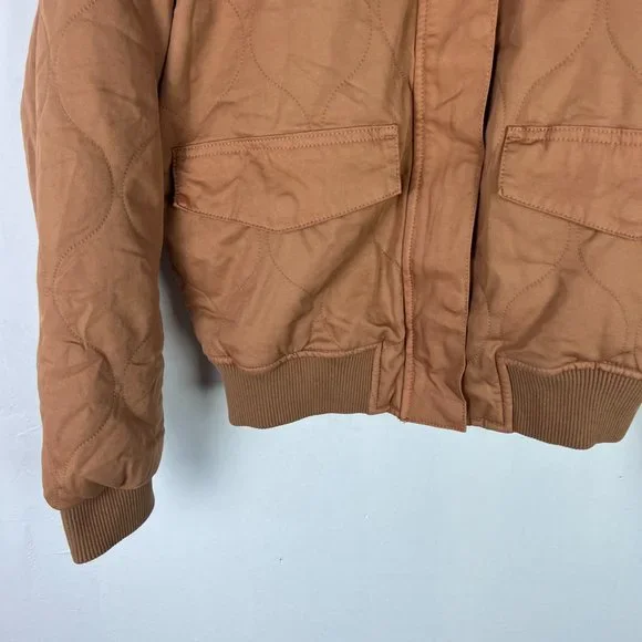 NWT Universal Thread Quilted Utility Jacket Tan Plus Size XXL NEW - Picture 4 of 14